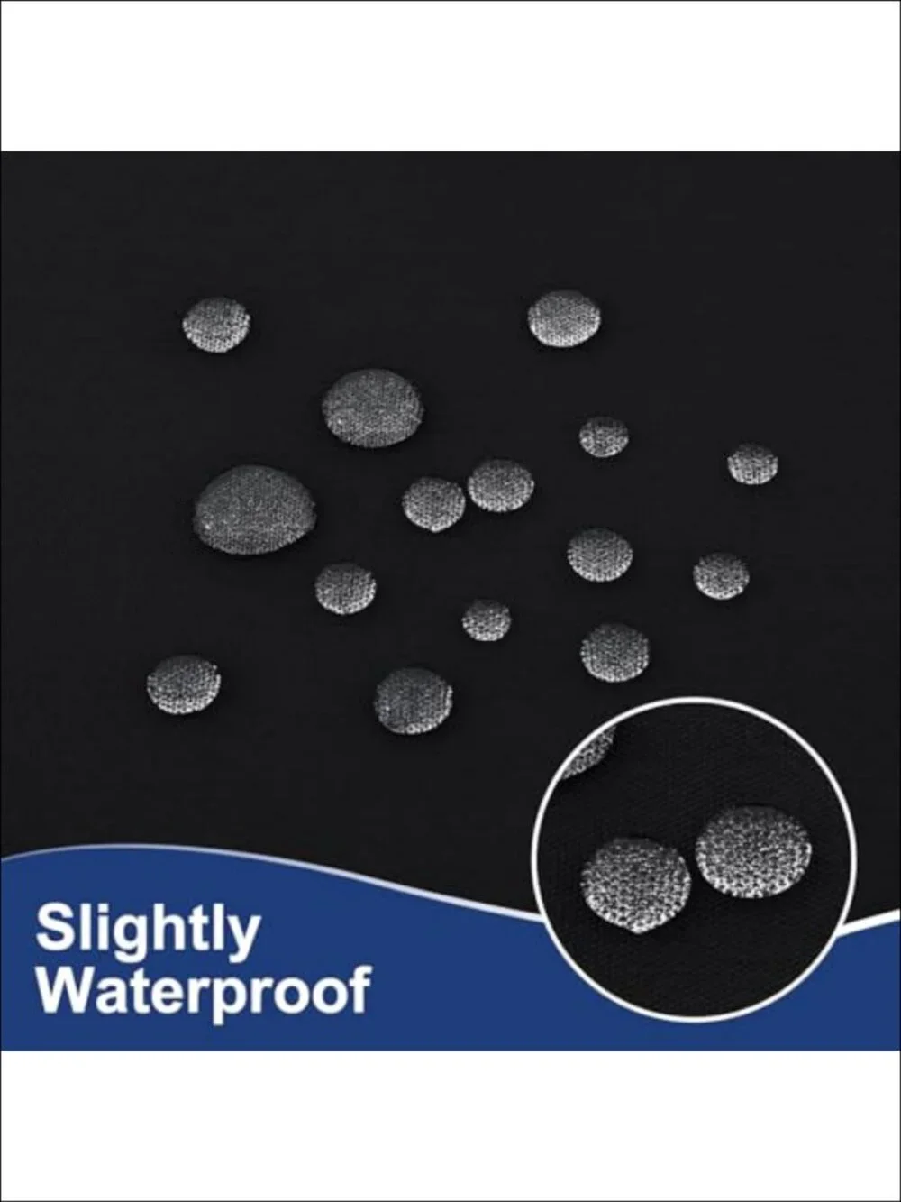2 Pack Fitted Tablecloth 6ft Washable Polyester Waterproof Table Cover